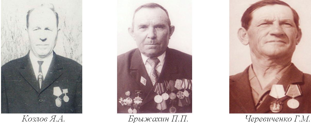 Козлов Я.А., Брыжахин П.П., Черевиченко Г.М.